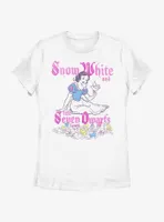 Disney Snow White And The Seven Dwarfs Pop Art Womens T-Shirt