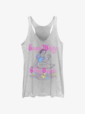 Disney Snow White And The Seven Dwarfs Pop Art Womens Tank Top