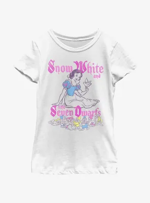 Disney Snow White And The Seven Dwarfs Pop Art Youth Girls T-Shirt