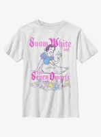 Disney Snow White And The Seven Dwarfs Pop Art Youth T-Shirt