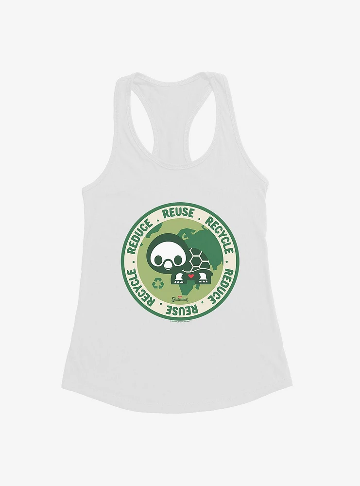 Skelanimals Pudge Reduce Reuse Recycle Girls Tank