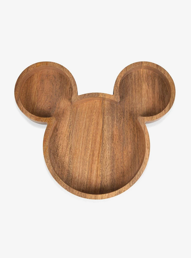 Disney Mickey Mouse Shaped Mango Wood Serving Tray