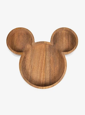 Disney Mickey Mouse Shaped Mango Wood Serving Tray