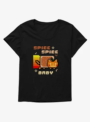 Nyan Cat Spice Baby Girls T-Shirt Plus