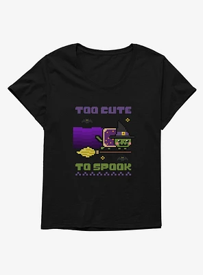 Nyan Cat Too Cute To Spook Girls T-Shirt Plus