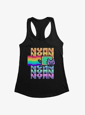Nyan Cat Pastel Rainbow Girls Tank