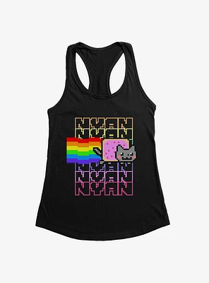 Nyan Cat Rainbow Girls Tank