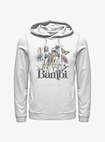 Disney Bambi Watercolor Floral Hoodie