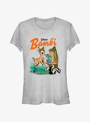 Disney Bambi Vintage Forest Friends Girls T-Shirt