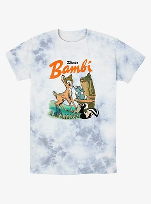 Disney Bambi Vintage Forest Friends Tie-Dye T-Shirt