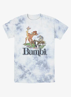 Disney Bambi Forest Friends Logo Tie-Dye T-Shirt