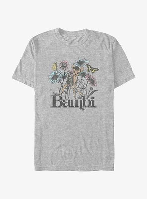 Disney Bambi Watercolor Floral T-Shirt