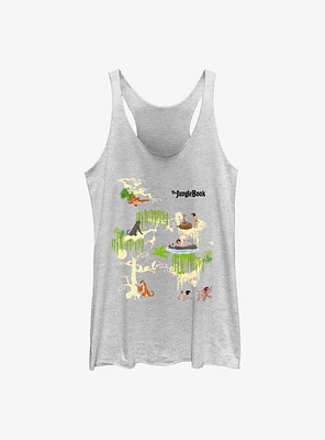 Disney The Jungle Book Scene Squad Girls Tank