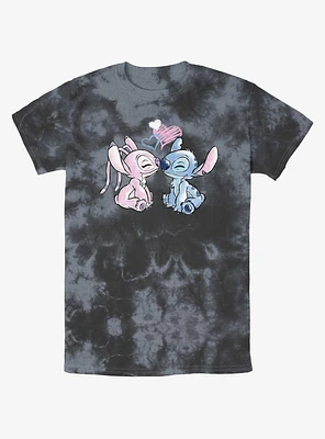 Disney Lilo & Stitch Angel Loves Tie-Dye T-Shirt