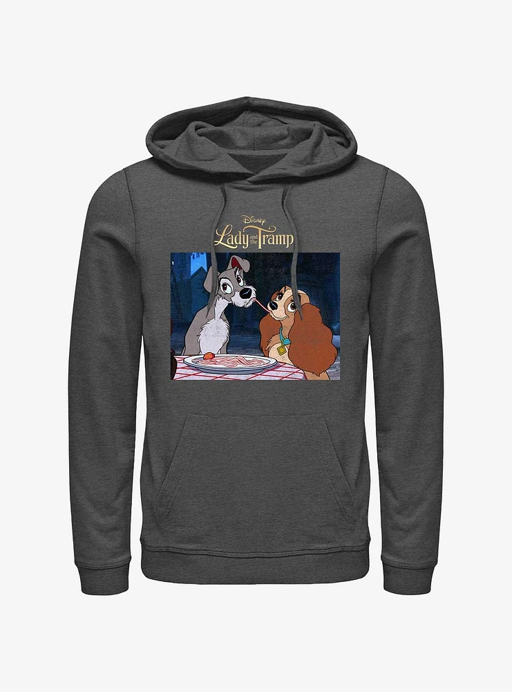 Disney Lady and the Tramp Share Spaghetti Hoodie