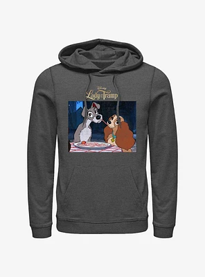 Disney Lady and the Tramp Share Spaghetti Hoodie
