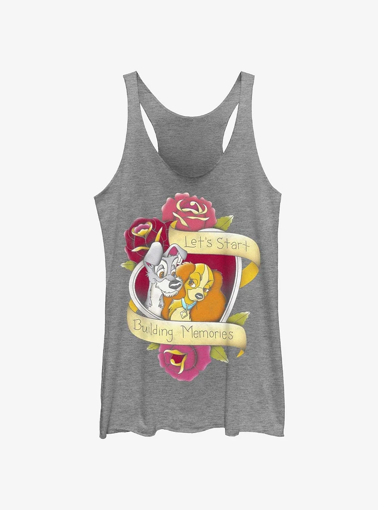 Disney Lady and the Tramp Build Memories Girls Tank