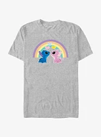 Disney Lilo & Stitch Angel Love Under The Rainbow T-Shirt