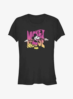 Disney Mickey Mouse Trippy Girls T-Shirt
