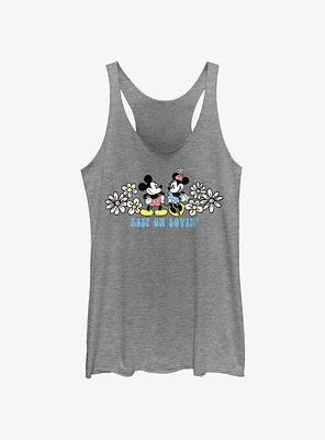 Disney Mickey Mouse & Minnie Keep On Lovin' Girls Tank Top
