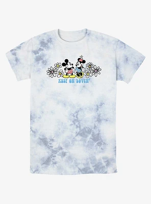Disney Mickey Mouse & Minnie Keep On Lovin' Tie-Dye T-Shirt