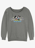 Disney Mickey Mouse & Minnie Keep On Lovin' Girls Slouchy Sweatshirt