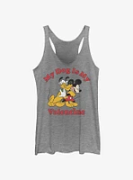 Disney Pluto Love My Dog Girls Tank