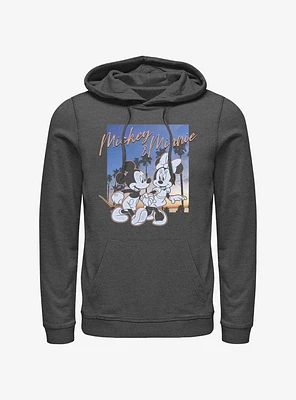 Disney Mickey Mouse & Minnie Sunset Couple Hoodie
