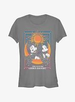 Disney Mickey Mouse & Minnie The Future Looks Bright Astrology Girls T-Shirt