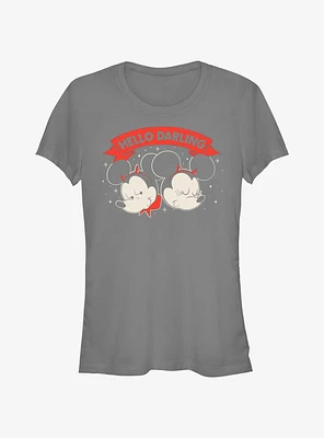 Disney Mickey Mouse & Minnie Hello Darling Girls T-Shirt