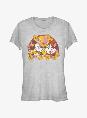 Disney Mickey Mouse & Minnie Love Bloom Girls T-Shirt