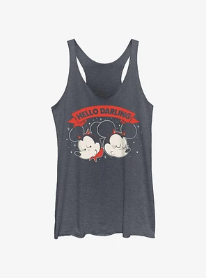 Disney Mickey Mouse & Minnie Hello Darling Girls Tank Top