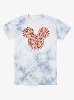 Disney Mickey Mouse Flowers Tie-Dye T-Shirt