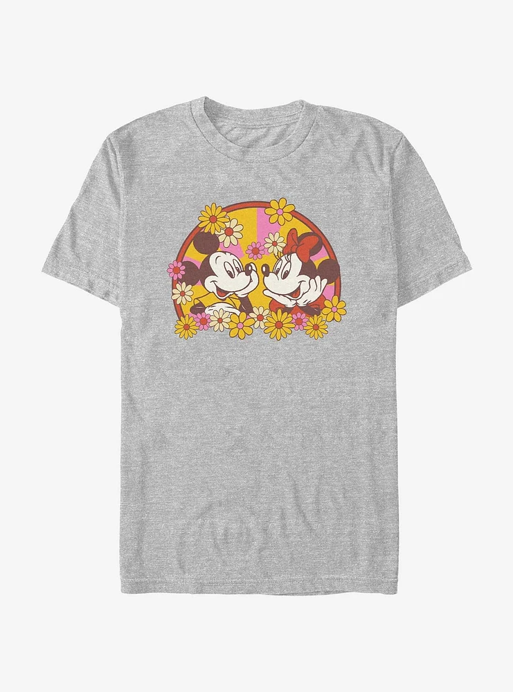 Disney Mickey Mouse & Minnie Love Bloom T-Shirt