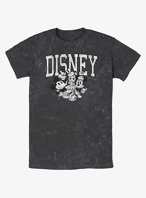 Disney Mickey Mouse Vintage Group Mineral Wash T-Shirt