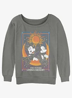 Disney Mickey Mouse & Minnie The Future Looks Bright Astrology Girls Slouchy Sweatshirt
