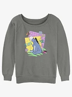 Disney Winnie The Pooh 90's Eeyore Girls Slouchy Sweatshirt