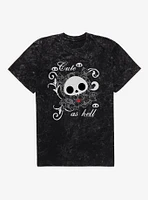 Skelanimals Diego Cute As Hell Mineral Wash T-Shirt