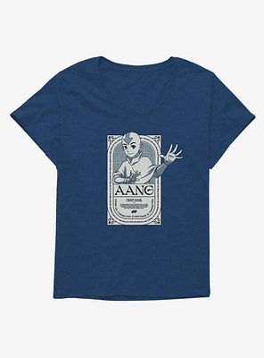 Avatar: The Last Airbender Aang All Connected Girls T-Shirt Plus
