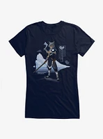 Avatar: The Last Airbender Sokka Armor Boomerang Girls T-Shirt