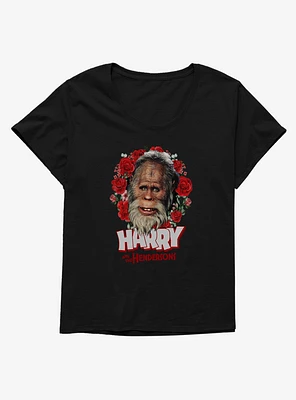 Harry And The Hendersons Floral Girls T-Shirt Plus