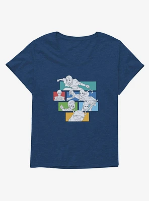 Avatar: The Last Airbender Characters Colorblock Girls T-Shirt Plus