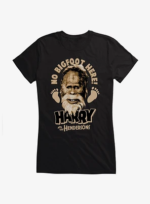 Harry And The Hendersons No Bigfoot Here! Girls T-Shirt