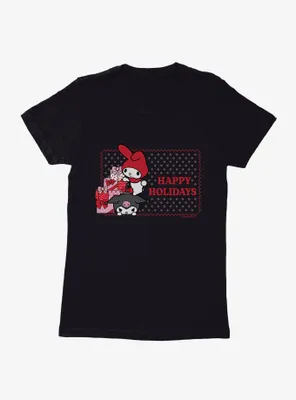 My Melody & Kuromi Holiday Presents Womens T-Shirt