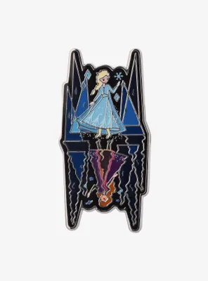 Disney 100 Frozen Anna & Elsa Reflection Enamel Pin - BoxLunch Exclusive
