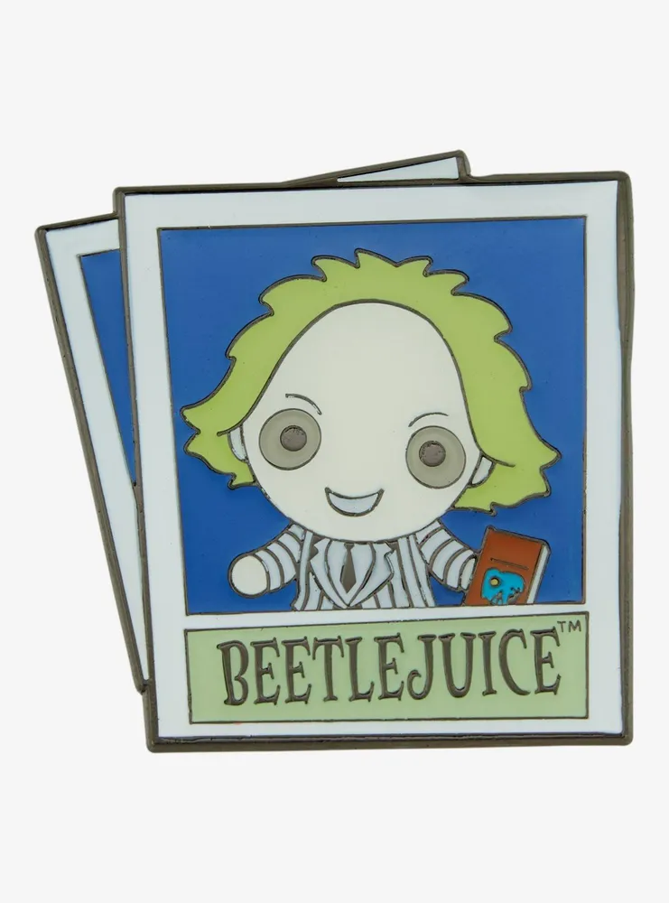 Loungefly Beetlejuice Polaroid Portrait Enamel Pin - BoxLunch Exclusive