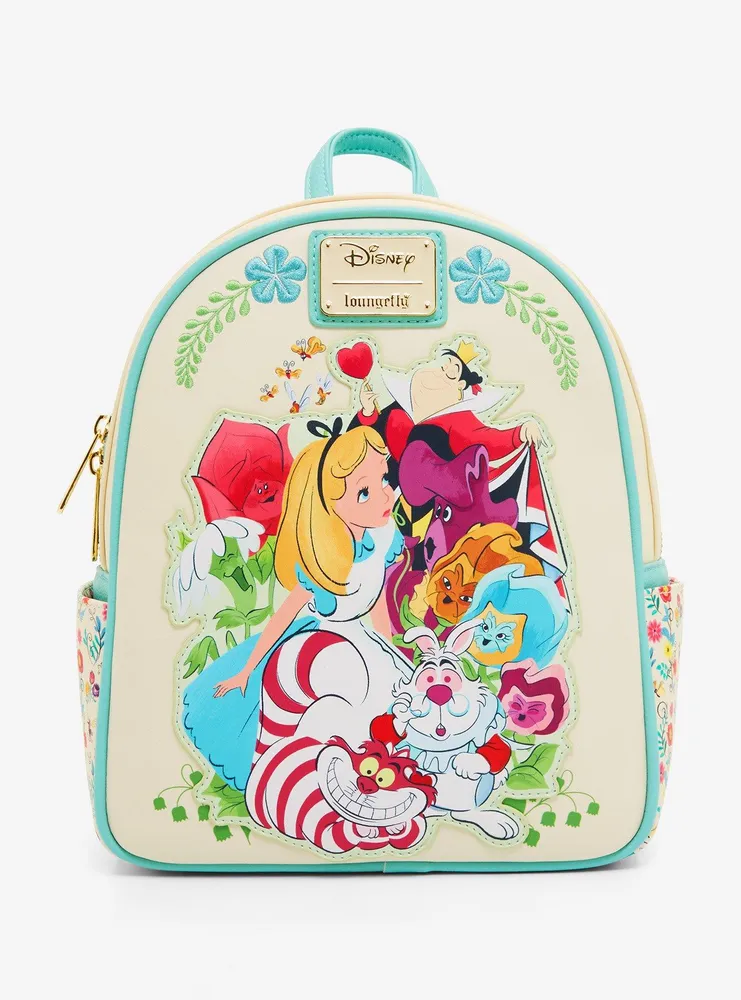 Loungefly Disney Alice in Wonderland Floral Character Portrait Mini Backpack - BoxLunch Exclusive