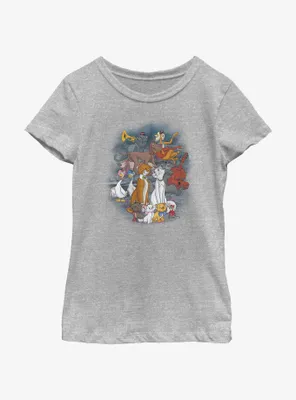 Disney The AristoCats All Cats Youth Girls T-Shirt