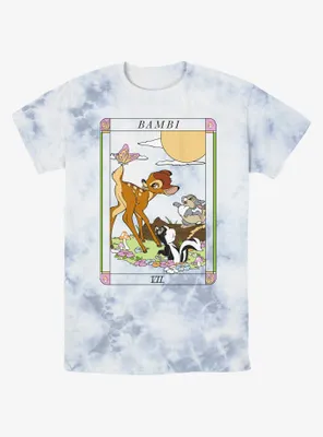 Disney Bambi and Friends Flower & Thumper Card Tie-Dye T-Shirt