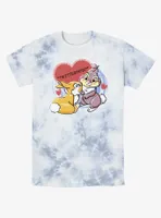 Disney Bambi Thumper Loves Miss Bunny Twitterpated Tie-Dye T-Shirt